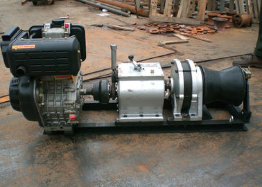 Do extrator diesel de alta velocidade do guincho do cabo de 5 toneladas guincho de levantamento, condução rápida de Sshaft do guincho posto do motor