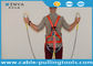 Equipamento completo ajustável da proteção da queda do chicote de fios do corpo