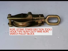 TORRE DE LEVAÇÃO DE CABALHAS Ferramentas de erecção tipo gancho fio de trabalho pesado corda de ligação bloco de poleia
