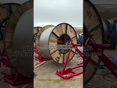 O tensor hidráulico ajuda a terminar o projeto de transmissão de energia rapidamente.