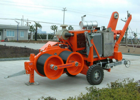 comprar Guincho hidráulico para puxar cabos com capacidade de 220KN, velocidade infinitamente variável e proteção automática contra sobrepuxo para equipamentos de corda de cabos online manufacture