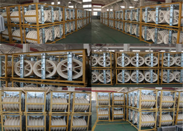 comprar Quatro empacotaram a área de seção do bloco de polia do condutor sob a linha 630mm2 que amarra com roda de nylon online manufacture