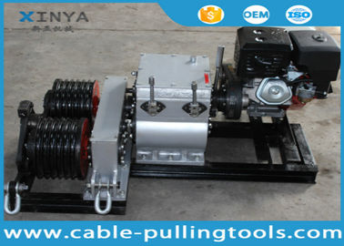 comprar cabo do guincho da velocidade rápida do cilindro do dobro 50KN que puxa e que coloca com motor de gasolina online manufacture