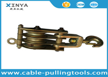 comprar Três rodas 30KN de aço PULLEY BLOCK SNATCH BLOCK para puxar corda online manufacture