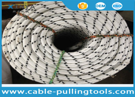 comprar Corda de nylon trançada dupla de 20mm para serviço pesado com resistência à ruptura de 8200KG para tração industrial online manufacture
