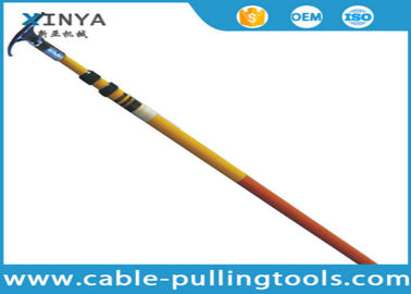 comprar Vara quente de alta tensão telescópica da fibra de vidro fácil da manutenção com medidores do comprimento 3 - 12 online manufacture