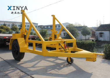 comprar reboque hidráulico do cilindro do carretel de cabo 80KN para o diâmetro da bobina de 3300mm, amarelo online manufacture