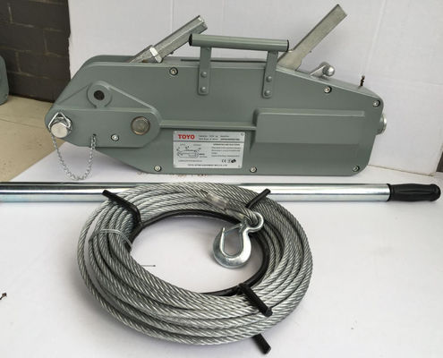comprar Guincho Manual Tirfor de Cabo de Aço com Capacidade de Carga de 32KN e Cabo de Aço de 20m para Construção de Linhas online manufacture