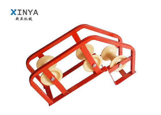 comprar 10KN Rolo de canto de cabo de carga nominal com desenho de rolo de nylon triplo para puxar cabos resistentes à corrosão e desgaste online manufacture