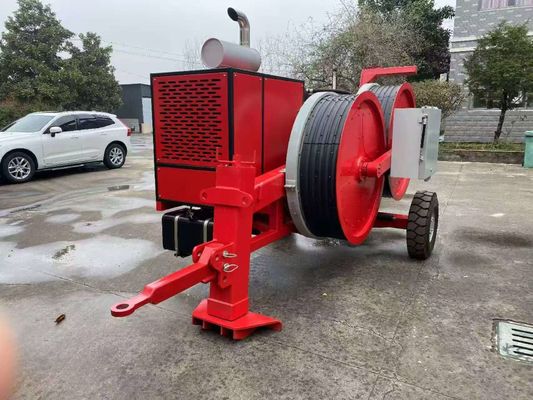 comprar Tensionador Hidráulico Contínuo 2x50KN com Motor Diesel e Controle Eletrônico para Estiramento de Cabos online manufacture