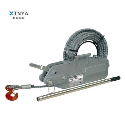 comprar 1.6-5.4ton Hand Wire Rope Hoist with 20M Lifting Height and 800-5400KG Capacity for Construction and Power Applications online manufacture