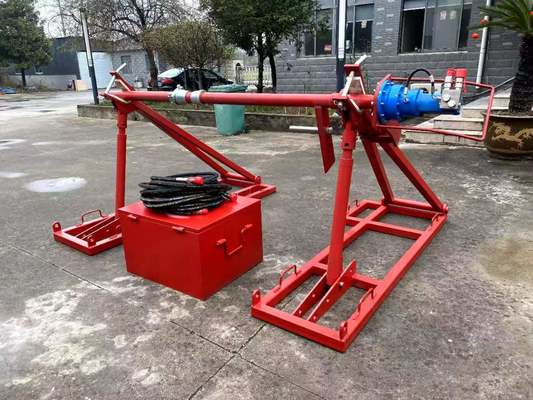 comprar SIPZ-7H Hydraulic Cable Drum Jack with 7T Capacity 2000 N.M Brake Force and 45 RPM Rotation Speed for Heavy-Duty Transmission Line Stringing online manufacture