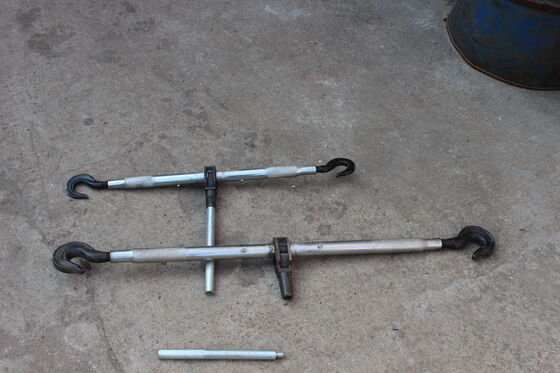 comprar Tensificador de corda de arame de carga pesada de 2 toneladas com design de gancho duplo e torneira ajustável para aperto de cabo online manufacture