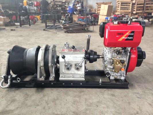 comprar Puxador de guincho a cabo a diesel com capacidade para 5 toneladas e operação de alta velocidade para instalação de linhas de transmissão online manufacture