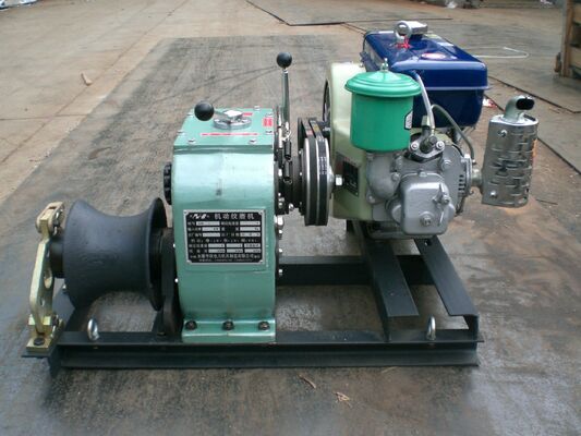 comprar Guincho cabrestante movido a diesel 3T para puxar cabos | Máquina de elevação de fio 4HP de alta eficiência online manufacture