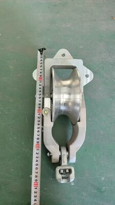 comprar SH10TY Universal Bloco Power Roller com 10KN carga nominal e roda de alumínio para compacto & portátil Overhead Power Line stringing online manufacture