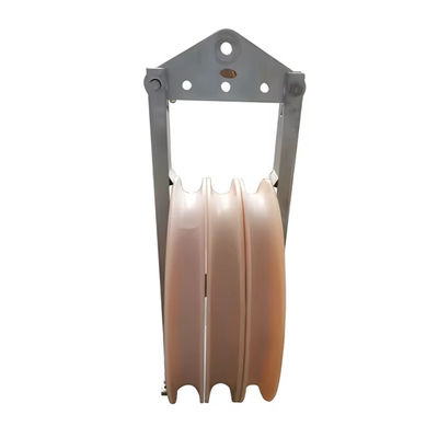 Série 508 MC Sheave de nylon de grande diâmetro Bloco de poleia de corda para construção de energia