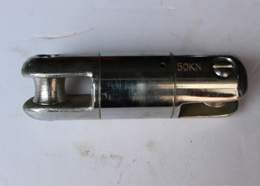 Conector de cabo Rotatable de grande resistência de 3 toneladas para a corda puxando durante a linha de transmissão