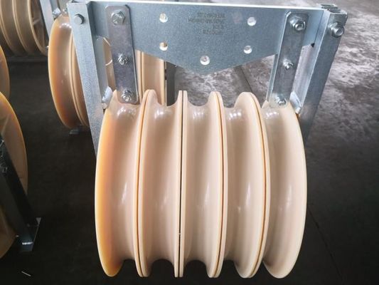 Blocos de poleia de algodão para dois condutores de três fios 300-900mm2 40-105kn