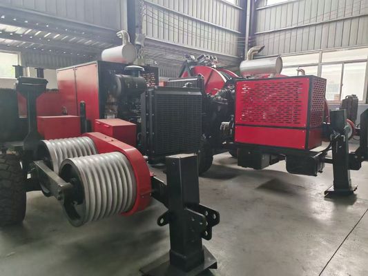 SA-YQ60 60KN Retratador de cabos hidráulicos com motor diesel para condutor de cordas