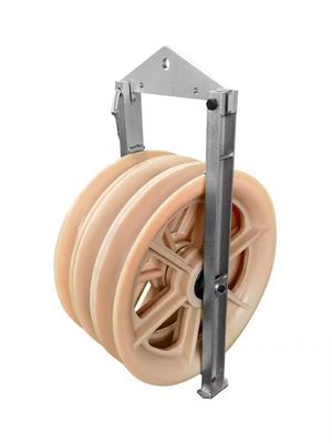 Large Diâmetro Nylon Cinturão Polia Stringing Blocks Personalizável OEM Timing Stringing Polia Transmissão de energia elétrica Polia