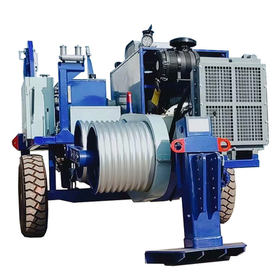 Máquina de puxar cabos hidráulicos de 18 toneladas Equipamento de fixação de cabos para a construção de linhas de transmissão